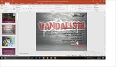 پاورپوینت وندالیسم (Vandalism) - در قالب 21 اسلاید، فرمت ppt