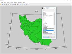 برنامه ی متلب برای رسم نقشه ی ایران، استان ها و شهرستانها
