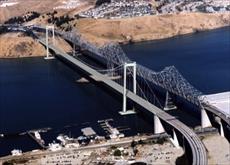 پاورپوینت آشنائی با مراحل طراحی و ساخت پل Carquinez Strait Bridge