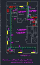 نقشه طراحی و اجرای لوله کشی پکیج و رادیاتور